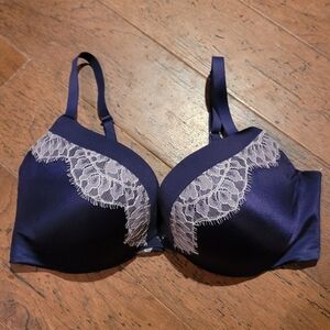 Victoria's Secret Purple and Lace Push Up Bra